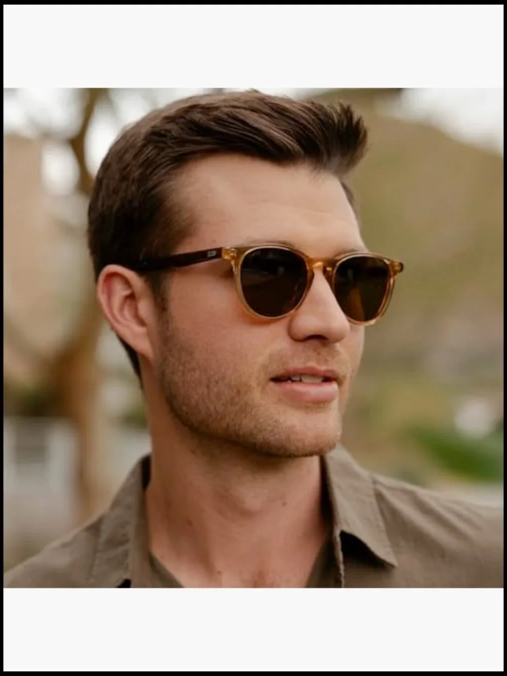 Classic Round Polarized Sunglasses with UV Protection